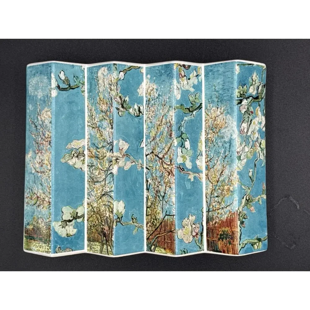 Royal Goedewaagen Paul Baars Four Tulips Vase Van Gogh Almond Blossom Holland
